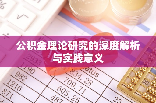 大肚公积金理论研究的深度解析与实践意义