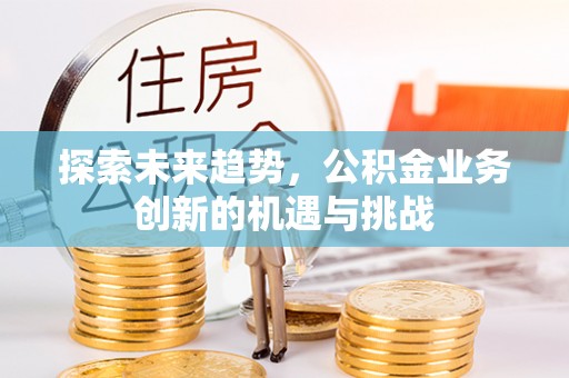 大肚探索未来趋势，公积金业务创新的机遇与挑战
