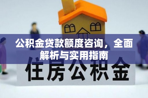 大肚公积金贷款额度咨询，全面解析与实用指南