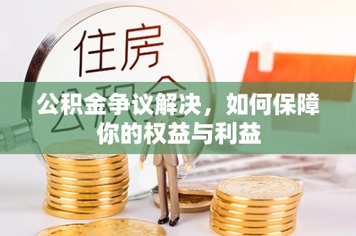 大肚公积金争议解决，如何保障你的权益与利益