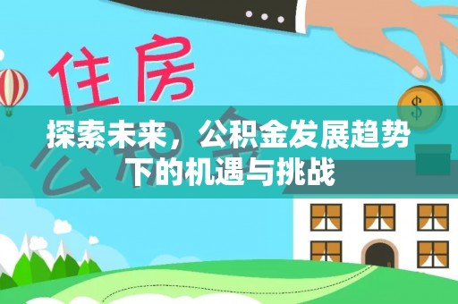 大肚探索未来，公积金发展趋势下的机遇与挑战