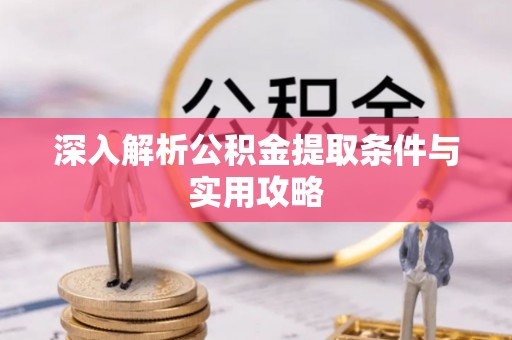 大肚深入解析公积金提取条件与实用攻略