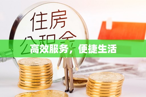 大肚高效服务，便捷生活
