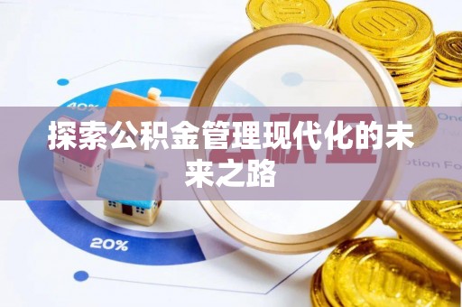 大肚探索公积金管理现代化的未来之路