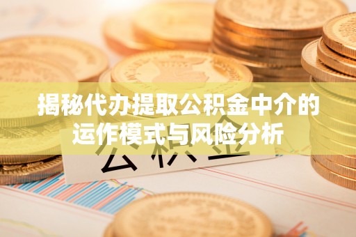 大肚揭秘代办提取公积金中介的运作模式与风险分析