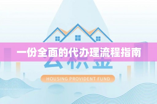 大肚一份全面的代办理流程指南