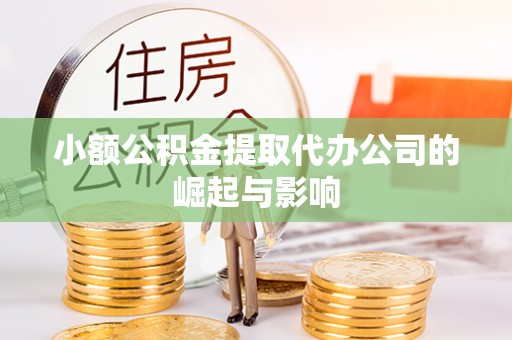 大肚小额公积金提取代办公司的崛起与影响